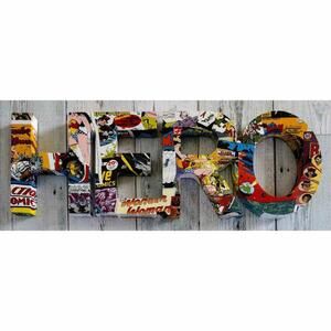 18 X 6 DC Comics & Warner Bros "HERO" Super Hero WALL Decor & STANDING ART!